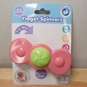 Step Ahead Pink Suction Cup Fidget Spinner for Bath Time - NEW